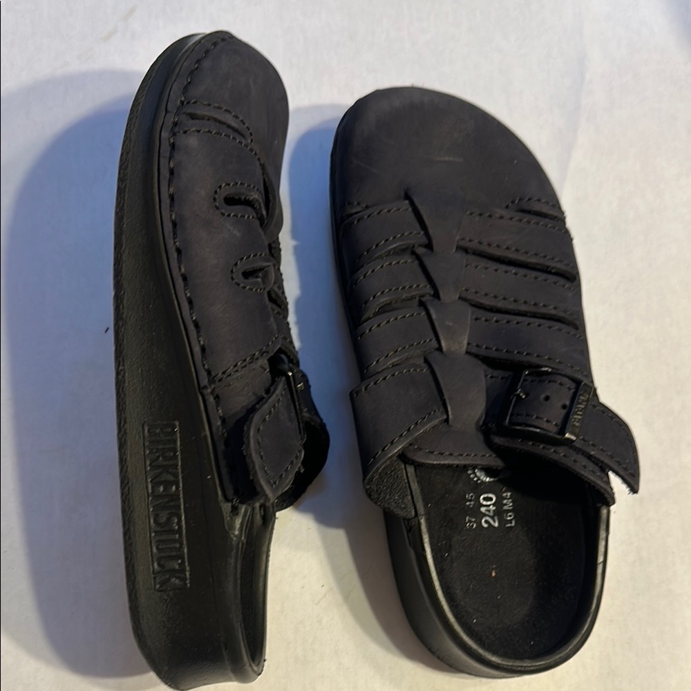 Black Tatami Birkenstock Size 37 Strap Clog. NWOT - Picture 3 of 4